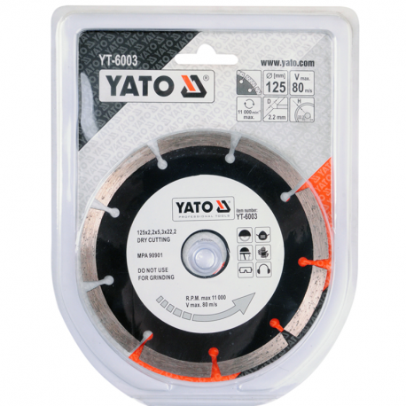 Segmented diamond disc 125mm YT-6003 Yato