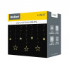 Lampki kurtyna LED wiszące gwiazdy barwa ciepła 230V 2x1m IP20 ZAR0570 REBEL