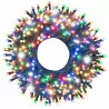 Kurtyna sople lampki świąteczne 500LED multlor + flash 24,5m LT-500/S/5M OKEJ LUXiko