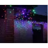 Kurtyna sople lampki świąteczne 500LED multlor + flash 24,5m LT-500/S/5M OKEJ LUXiko
