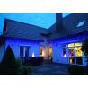 Kurtyna sople lampki świąteczne 500LED niebieskie + flash 24,5m LT-500/S/5M OKEJ LUX