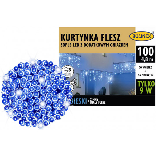 Kurtyna sople flash niebieski 100L 5m 13-566