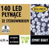 Lampki ch.płynące zimne 140L IP44 7m 13-142