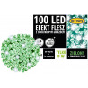 Lampki ch.100L zielony+flash IP44 10m 13-137