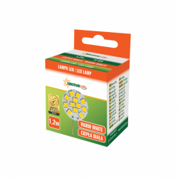 LED bulb G4 12V 1.2W WW 20mm WOJ13784 Spectrum
