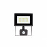 Naświetlacz halogen NOCTIS LUX-3 LED 20W neutralna barwa + czujnik ruchu czarny SPECTRUM LED