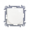Simon10 ściemniacz do LED naciskowo-obrotowy jednobiegunowy CS9LA.01/11 kolor biały