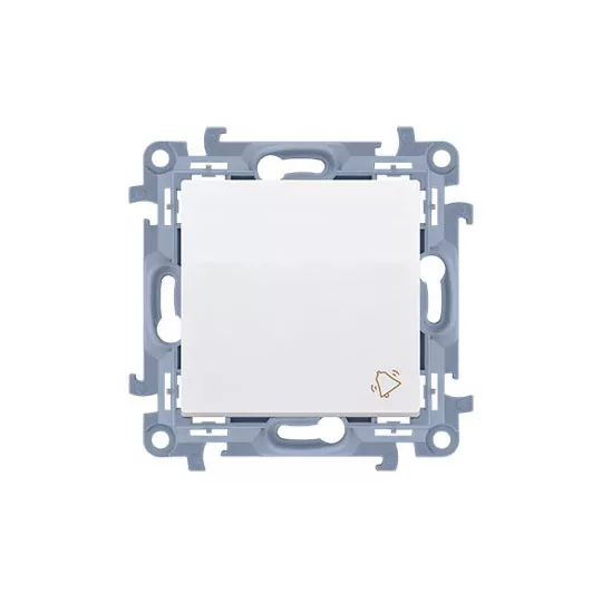 Simon10 Bell pushbutton CD1.01/11 white SIMON