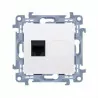 Simon10 Gniazdo komputerowe pojedyńcze RJ45 C51.01/11 biały SIMON