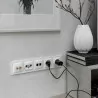 Simon10 Gniazdo komputerowe pojedyńcze RJ45 C51.01/11 biały SIMON