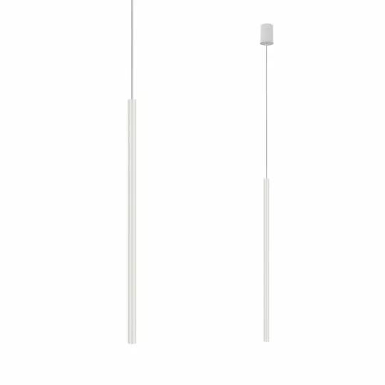 Lampa sufitowa wisząca tuba nad stół LASER I 750 biała 8432 NOWODVORSKI