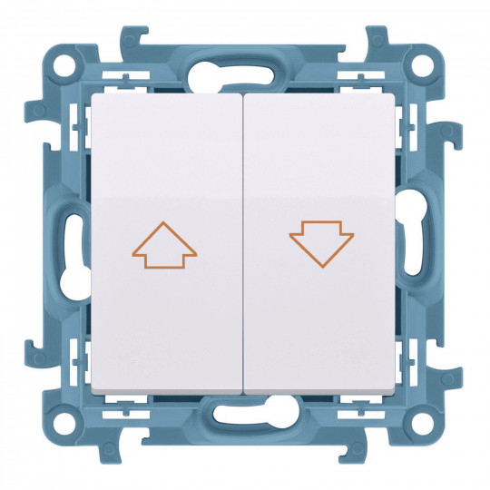 Simon10 Łącznik żaluzjowy pojedynczy 10A śrubowy CZP1.01/11 biały KONTAKT-SIMON