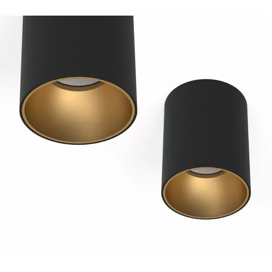Lampa plafon sufitowy natynkowy EYE TONE czarno-złoty GU10 8931 NOWODVORSKI
