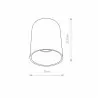 EYE TONE plafond lamp 8925 white GU10