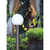 Lampa stojąca ANA słupek ogrodowy z mlecznym kloszem 100cm K-LP270-1000 E27 60W KAJA