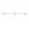 Lampa listwa 7844 MONO VI BLACK 2m Nowodvorski