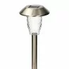 Lampa solarna CRYSTALS wbijana LED srebrna CPD-002 MK MEGAKABEL