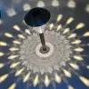 Lampa solarna CRYSTALS wbijana LED srebrna CPD-002 MK MEGAKABEL