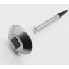 Lampa solarna CRYSTALS wbijana LED srebrna CPD-002 MK MEGAKABEL