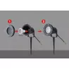 Lampa wbijana ogrodowa reflektor BUSHIO GU10 kolor czarny MK MEGAKABEL