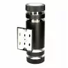 Lampa elewacyjna SIERRAS kinkiet dwukierunkowy 2xE27 okrągła kolor czarny MK MEGAKABEL