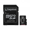 Karta pamięci microSD 128GB U1 CANVAS + adapter KINGSTON