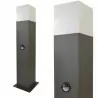 Lampa słupek ogrodowy NEW YORK + czujnik ruchu 44cm 307330 Polux