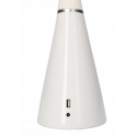 Lampka biurkowa DEL-1411 biały połysk LED 4,5W USB