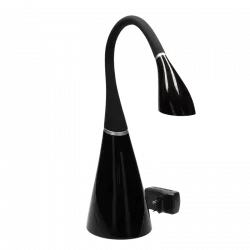 Lampka biurkowa DEL-1411 czarny połys LED 4,5W USB