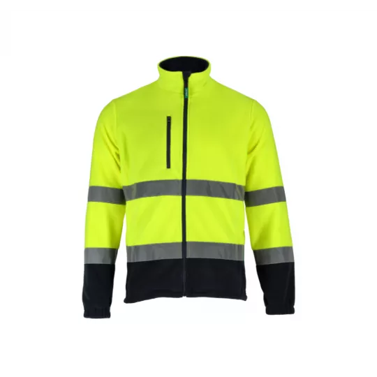 Bluza polarowa Basic Neon żółta męska L S-51704 STALCO Bluza polarowa Basic Neon żółta męska L S-51704 STALCO