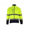 Bluza polarowa Basic Neon żółta męska L  S-51704 STALCO