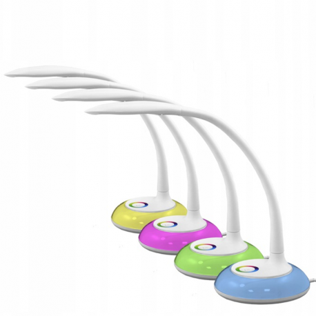 RGB LED desk lamp COSMOS 2 white 6.5W Polux