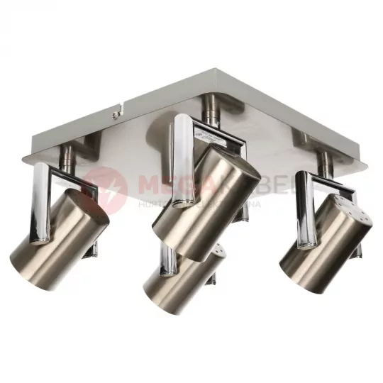 Lampa plafon ROLAND-4SN satin/nikiel 4xGU10 Vitalu