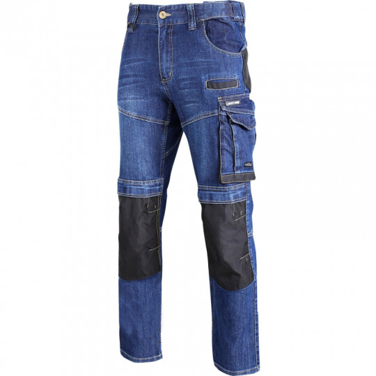 Spodnie Jeansowe Slim Fit niebieskie rozmiar S L4051001 LAHTI PRO