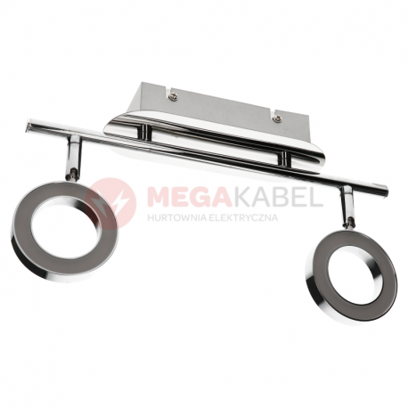 Decorative wall lamp DORIAN-2 LED chrome 2x5W b.warm