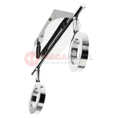 Decorative wall lamp DORIAN-2 LED chrome 2x5W b.warm