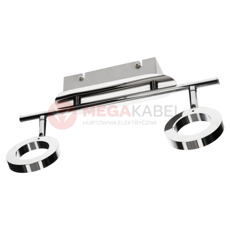 Decorative wall lamp DORIAN-2 LED chrome 2x5W b.warm