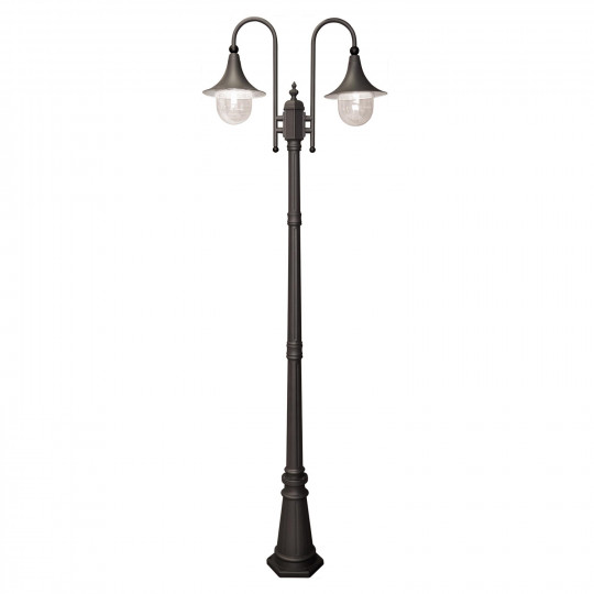 Lampa ogrodowa latarnia BOSTON K-8132 czarna 2xE27