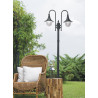 Lampa ogrodowa latarnia BOSTON K-8132 czarna 2xE27