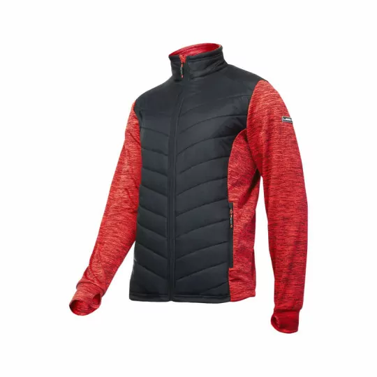 Bluza ocieplana czerwono-czarna rozmiar M L4013202 LAHTI PRO Bluza ocieplana czerwono-czarna rozmiar M L4013202 LAHTI PRO