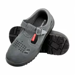 Sandały zamszowe szare...