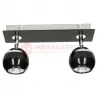 Lampa MATT-2R B/CH black-chrome GU10 2x50W Vitalux