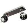 Lampa MATT-2R B/CH black-chrome GU10 2x50W Vitalux