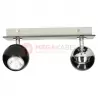 Lampa MATT-2R B/CH black-chrome GU10 2x50W Vitalux