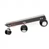 Ceiling lamp MATT-3R B/CH black GU10 3x50W Vitalux