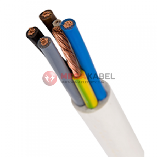 OWY 5x1.5 cable white