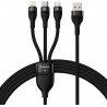 Kabel USB-C/iPh/micro 1,2m CASS030001 Baseus