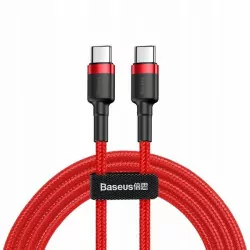 Kabel 2xUSB-C red 2m 60W...