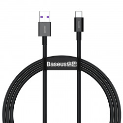 Kabel USB-C black 1m 66W...