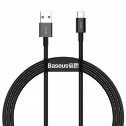 Kabel USB-C black 1m 66W...